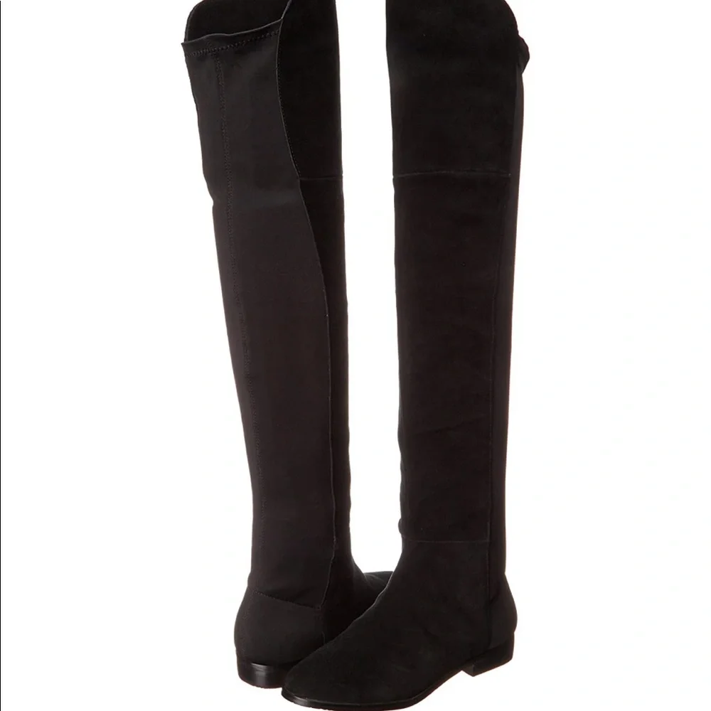 Riley Split Suede Over the Knee Boots